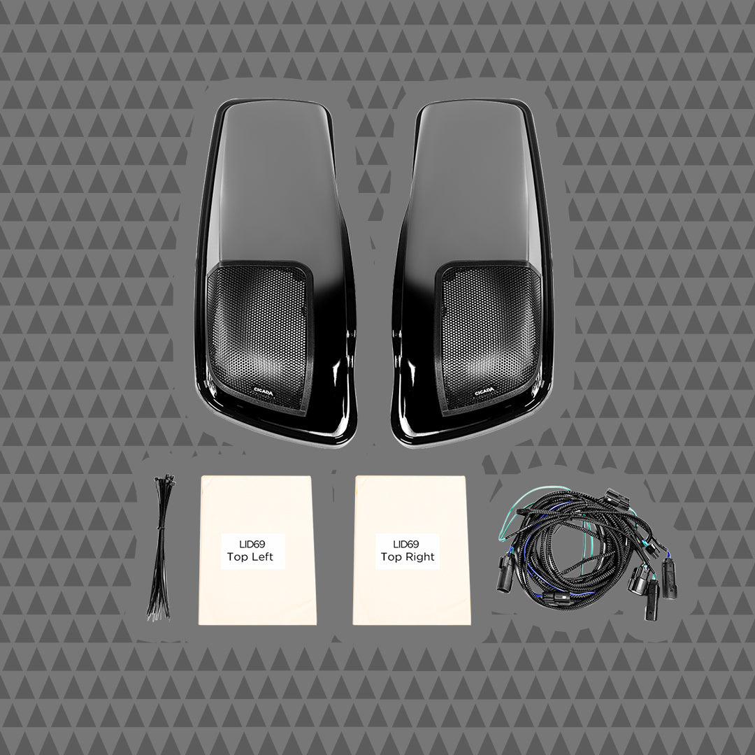 2014+ H-D® 6x9" Saddlebag Lid Kit