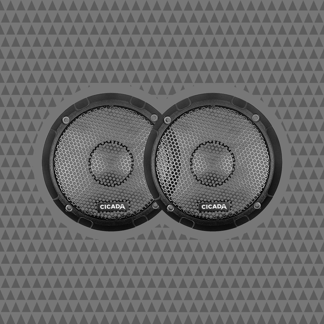 Custom Tooled Grill for Cicada Audio 6.5″ Speakers – Pair