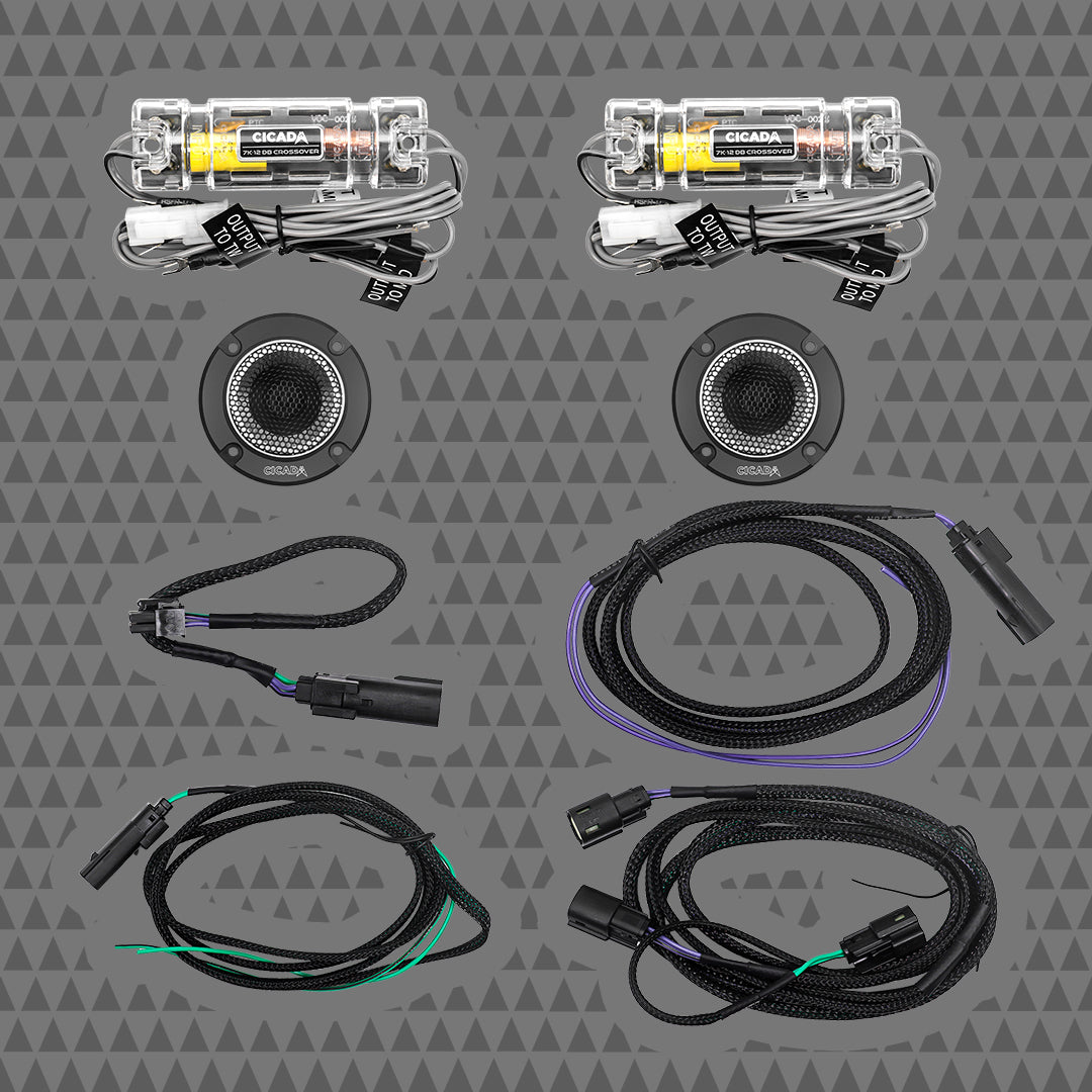 6x9" Mid-Bass 2-way Component Speaker Kit - 2Ω