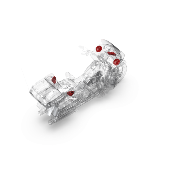 Harley-Davidson® 6.5" Full Range Upper/Lower Fairing and Tour-Pak Speakers (2014+)