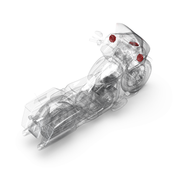 Stage-2 Speaker & Amp Kit for 1998-2013 Harley-Davidson Road Glide (Gen-3)