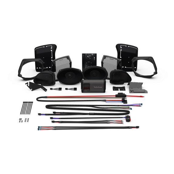 Stage-3 Speaker & Amp Kit for 1998-2013 Harley-Davidson Road Glide (Gen-3)