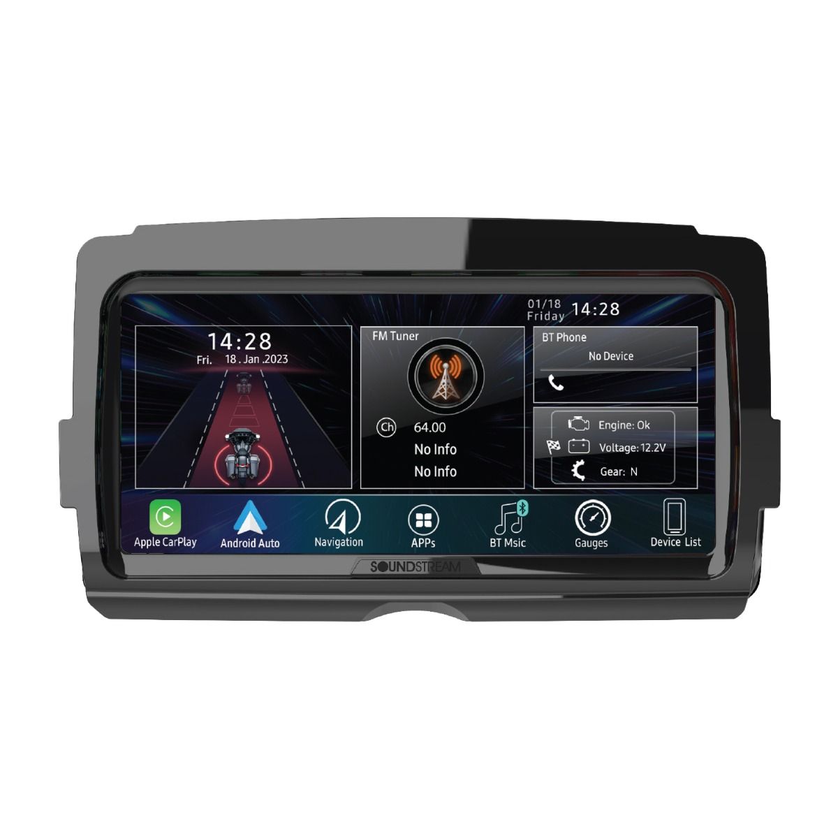 Soundstream V2 | 2014+ Harley Davidson® Reserve 8.3” Plug & Play Headunit