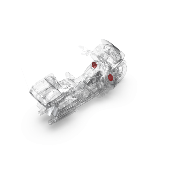 Harley-Davidson® 6.5" Full Range Upper/Lower Fairing and Tour-Pak Speakers (2014+)