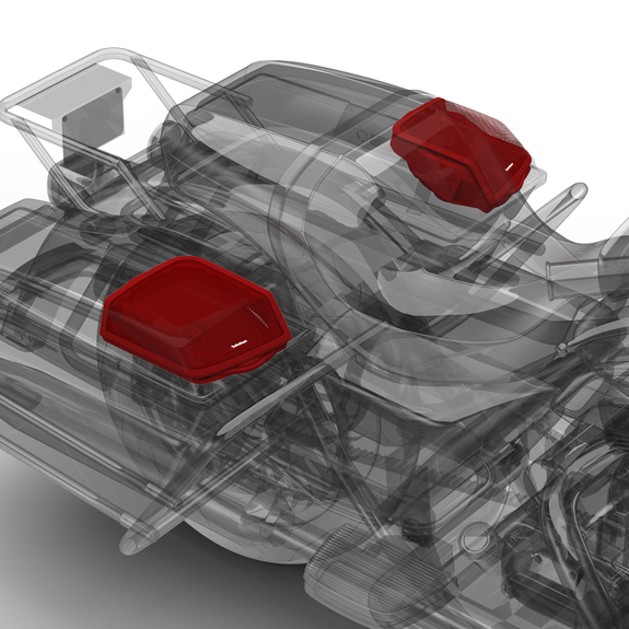 Saddlebag Audio Kit for 1998-2013 Harley-Davidson® Models