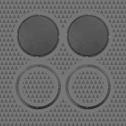 Complete 10″ Pro Mid-Bass/Woofer Cut-In Kit for Left & Right Saddlebags