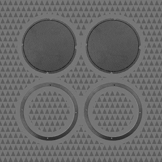 Complete 10″ Pro Mid-Bass/Woofer Cut-In Kit for Left & Right Saddlebags