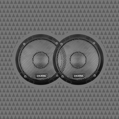 Custom Tooled Grill for Cicada Audio 6.5″ Speakers – Pair