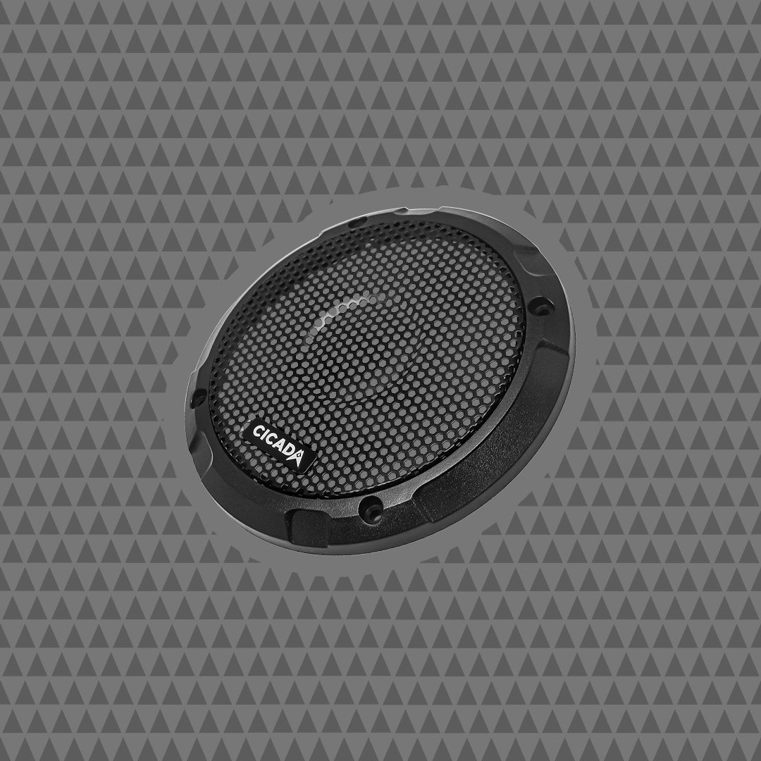 Custom Tooled Grill for Cicada Audio 6.5″ Speakers – Pair