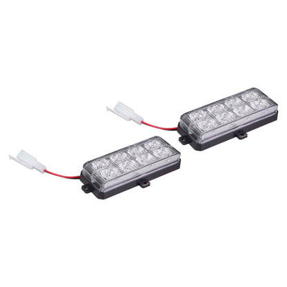 Heise Municipality LED Replacement Grill Strobe Lights (White - 2 pk.)