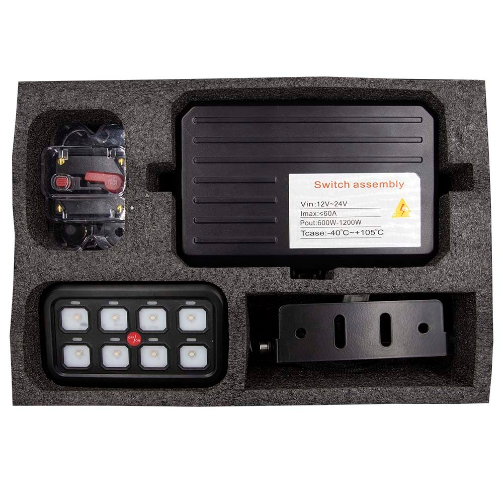 Heise Switch Panel System (8 Gang - Universal - Complete Kit)